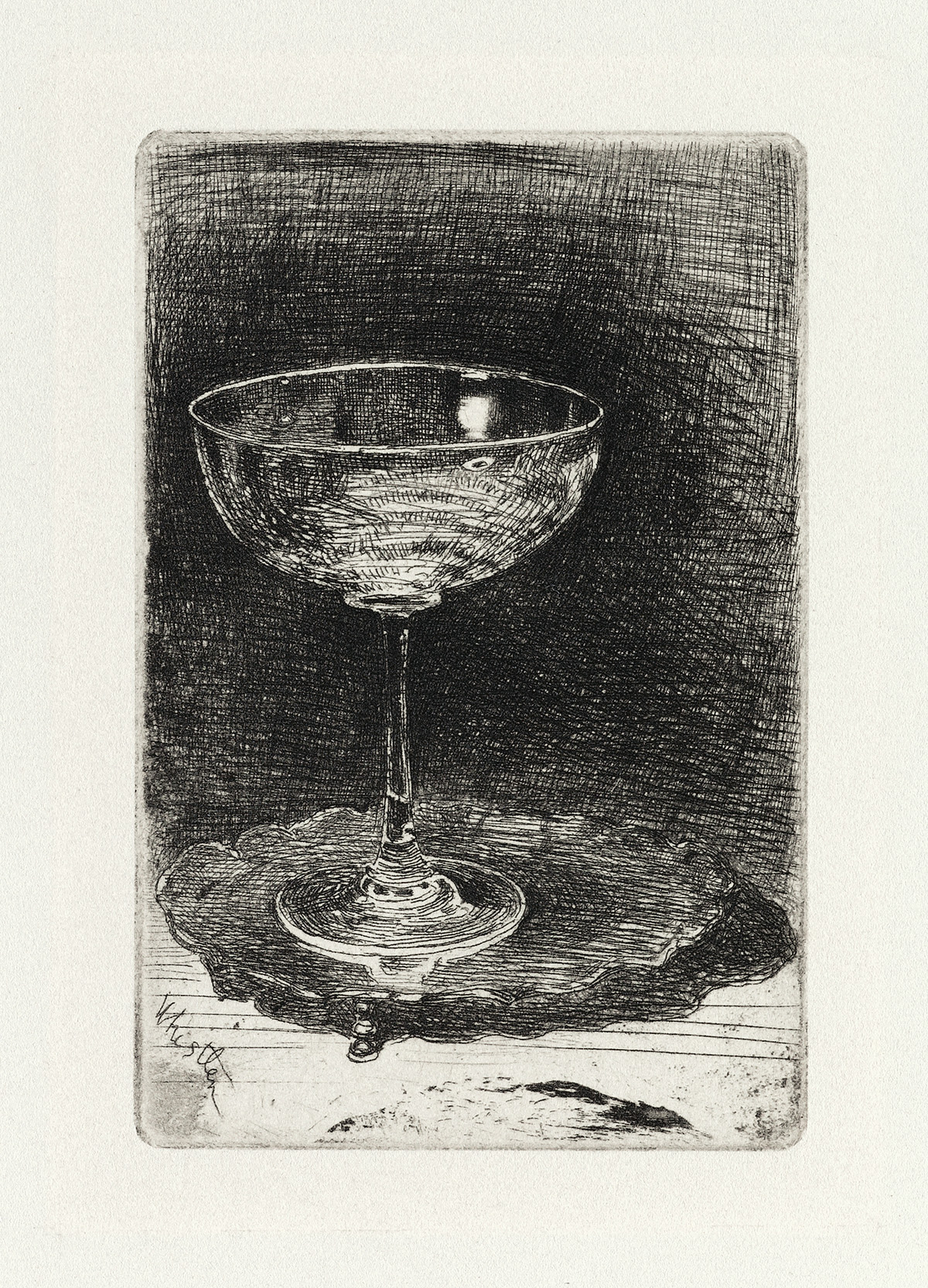 JAMES A. M. WHISTLER The Wine Glass.